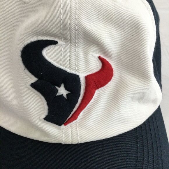 47 Brand Cap Hat Unisex Size L Color Navy White Houston Texans Stretch Fit - Picture 2 of 10
